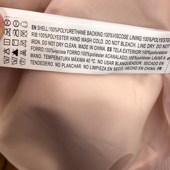 FOREVER 21 Rose Gold Bomber Jacket sz S - Picture 8 of 8